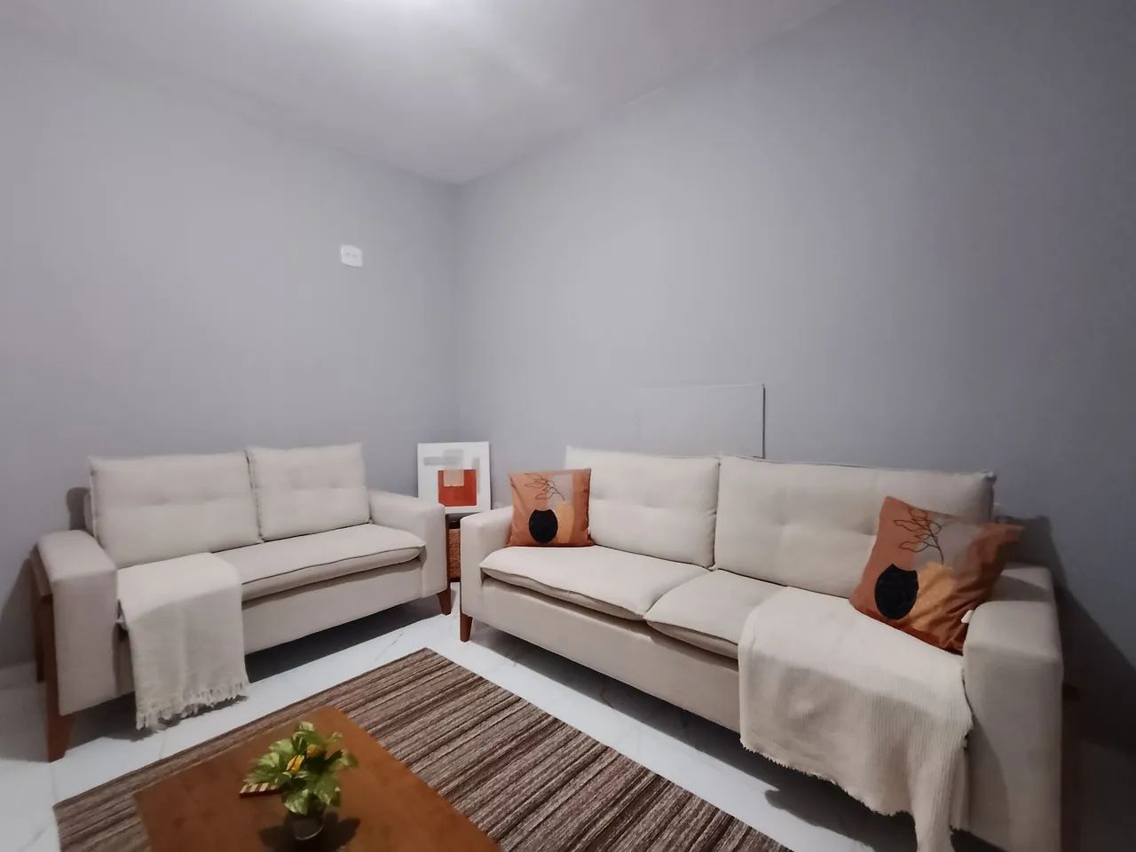 Conjunto de Sofás em Linho Nobre (2 e 3 Lugares) - Foto 5