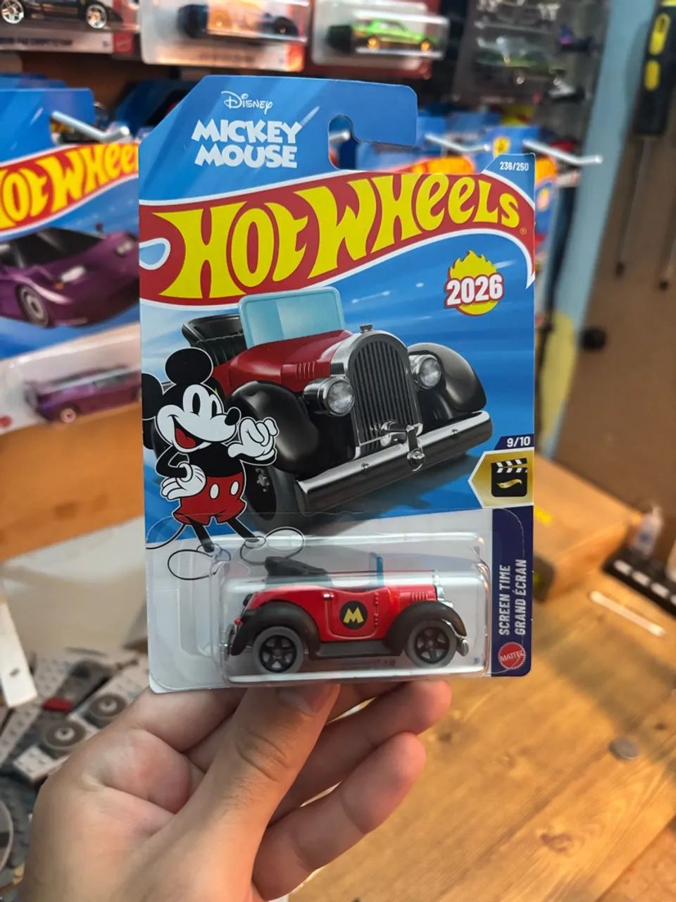 Hotwheels Mickey Mouse Car