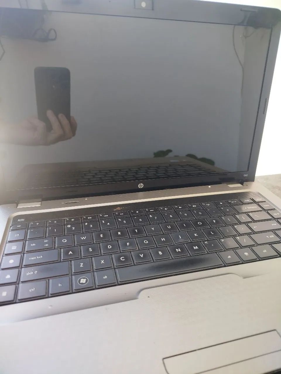 Carcaça Completa Com Tela + Touchpad Notebook + teclado - Hp G62 - Foto 3