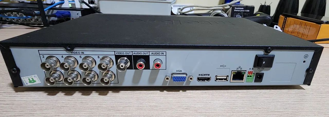 Gravador Digital VD 3008 Intelbras, só pega câmera analógica de resolução até D1 - Foto 2