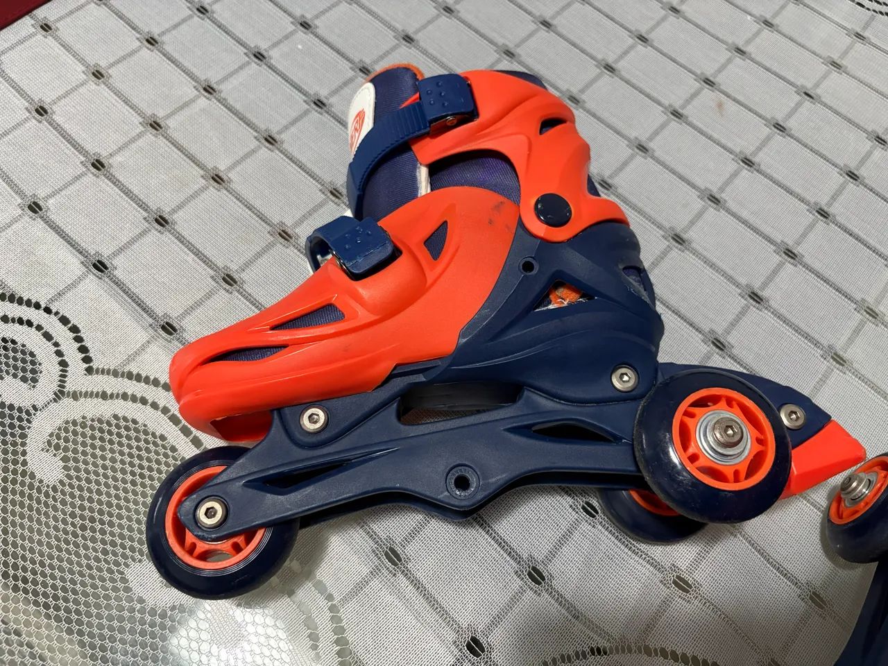 Patins Infantil Inline Nerf 2 Em 1 Tamanho 31 A 34 Multikids - Foto 4
