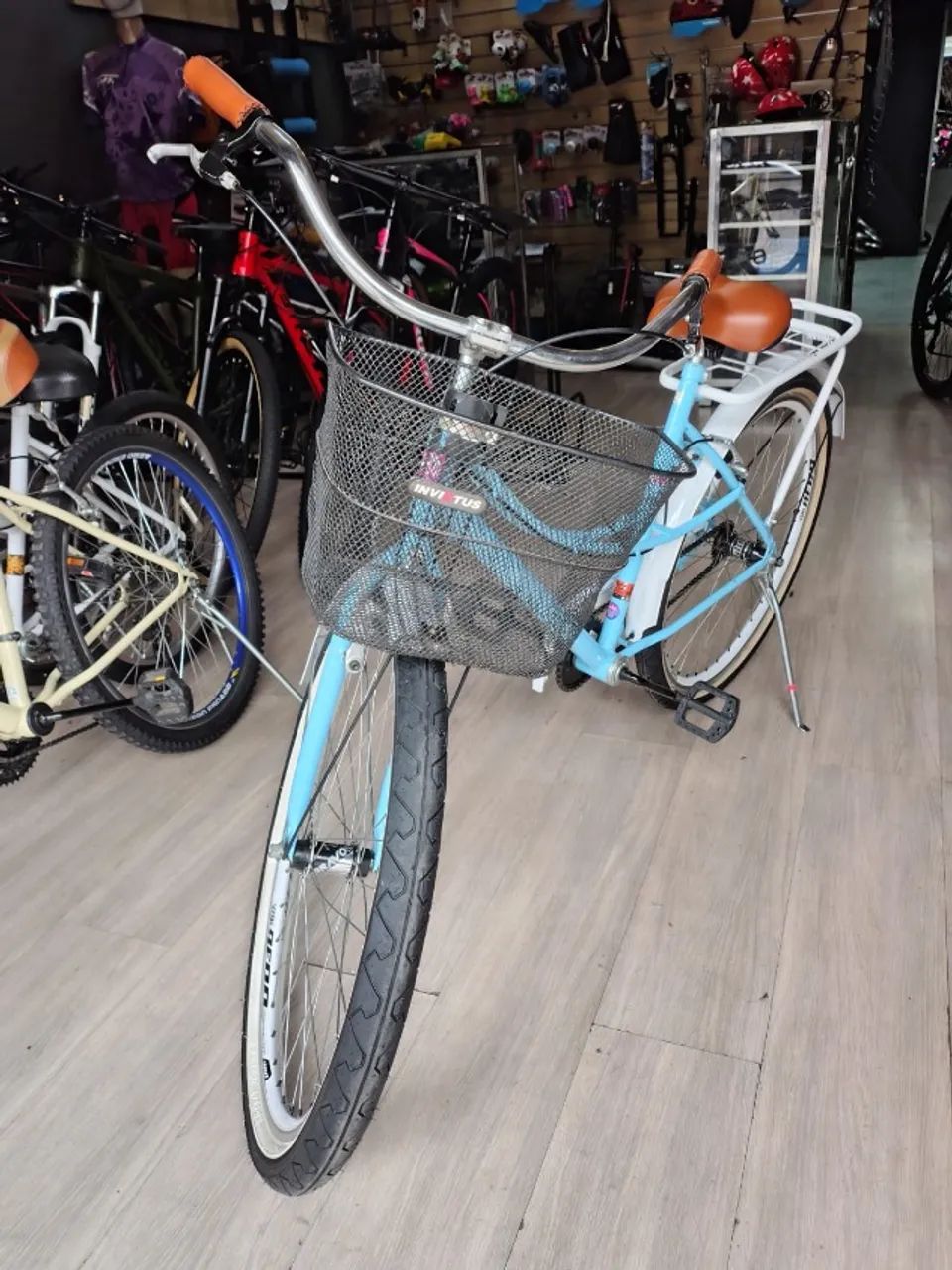 Bicicleta aro 27 estilo retrô clássico - Foto 4