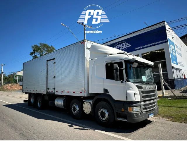 Scania P310 8x2 baú - Foto 4