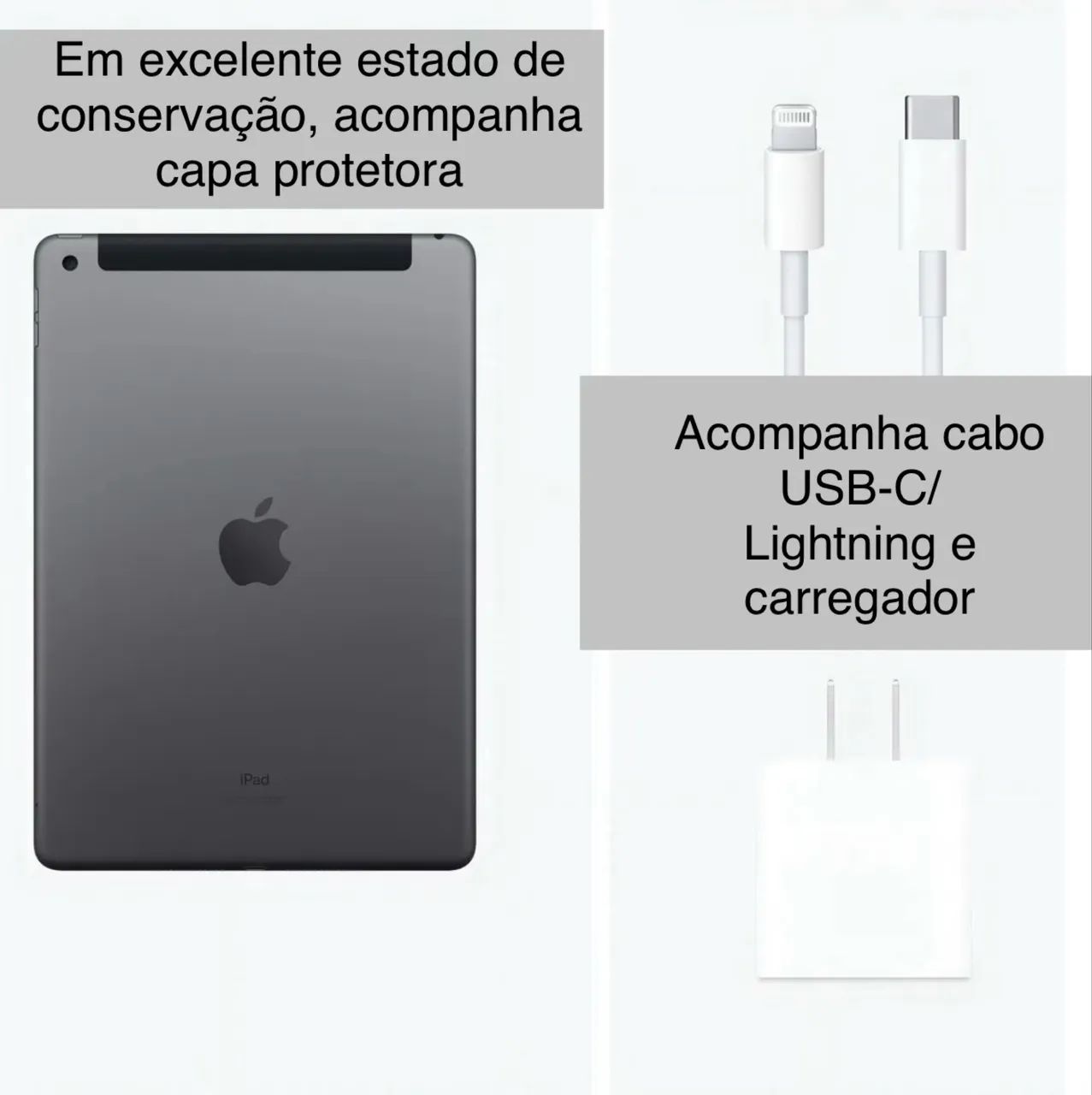 iPad 9a Geração 2021 com rede móvel - Modelo A2604 - Foto 3