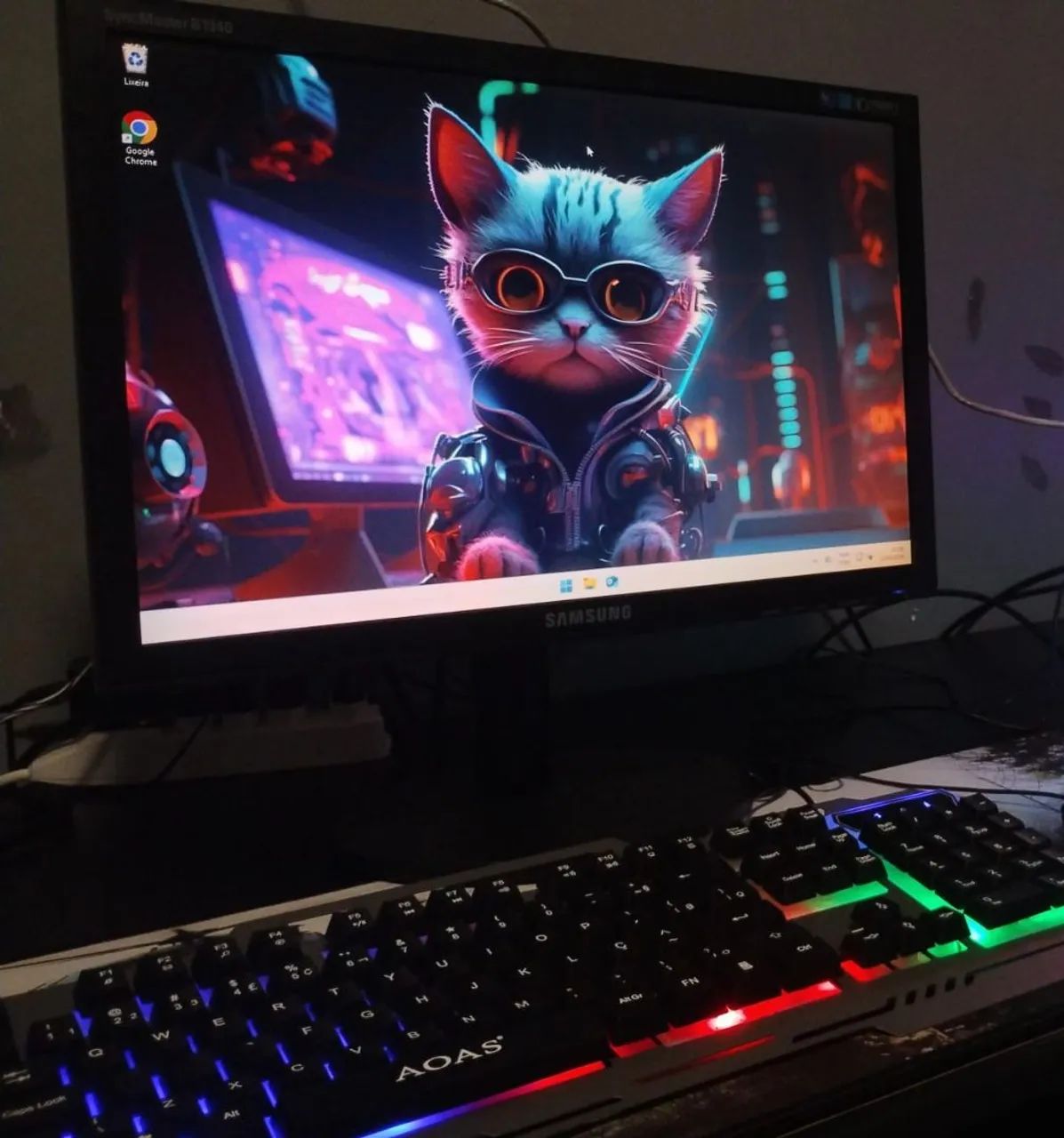 PC GAMER COMPLETO, PRA LEVAR HOJE