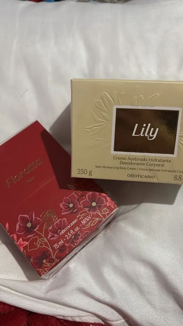 Floratta Red e Lilly Acetinado 