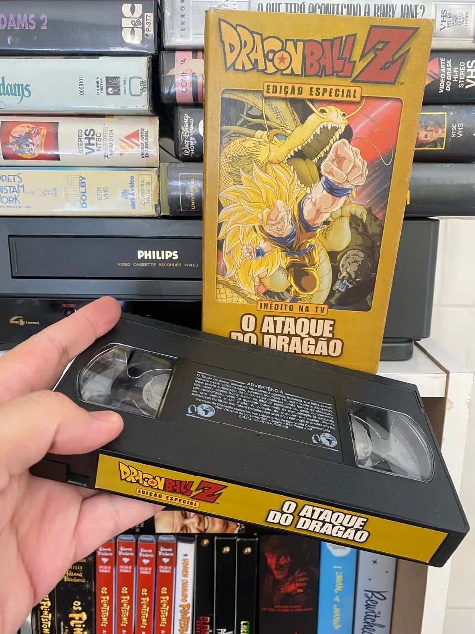 Fita VHS Dragon Ball Z: O Ataque do Dragão - Anime Raridade - DVD