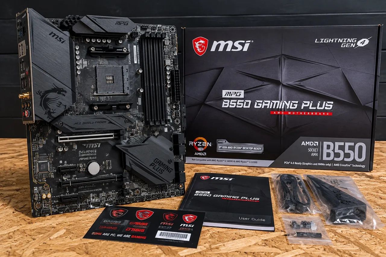 Placa-Mãe MSI MPG B550 Gaming Plus AM4