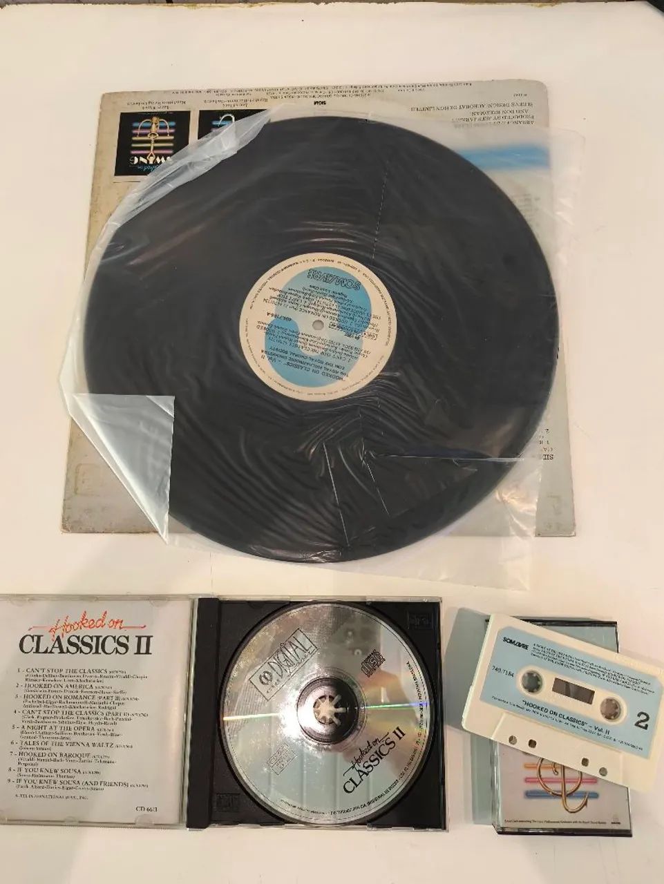 DISCO VINIL Hooked on Classics II (LP Vinil + CD + K7) USADO  - Foto 5
