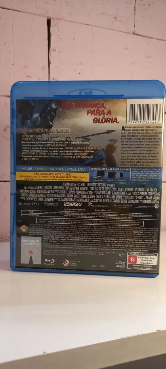 Filme Blu-ray - 300 A Ascensão do Império - Foto 2