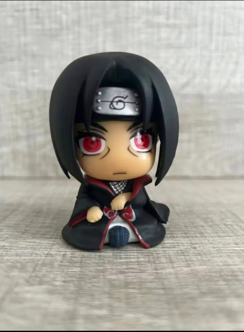 Itachi Uchiha Action Figure Kawaii 9cm Lacrado 