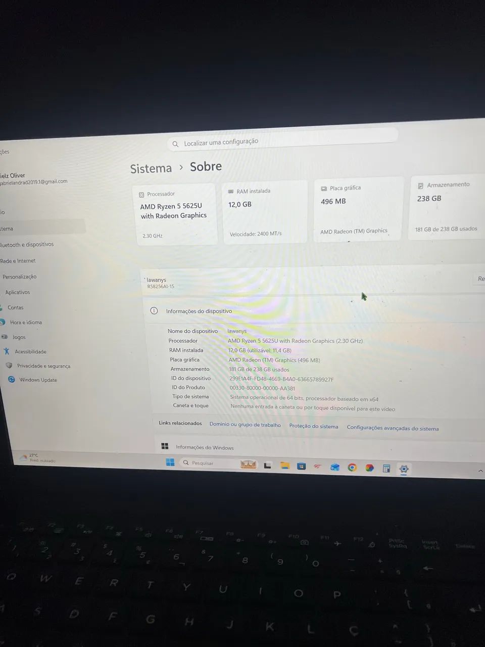 Notebook positivo r15m vision
