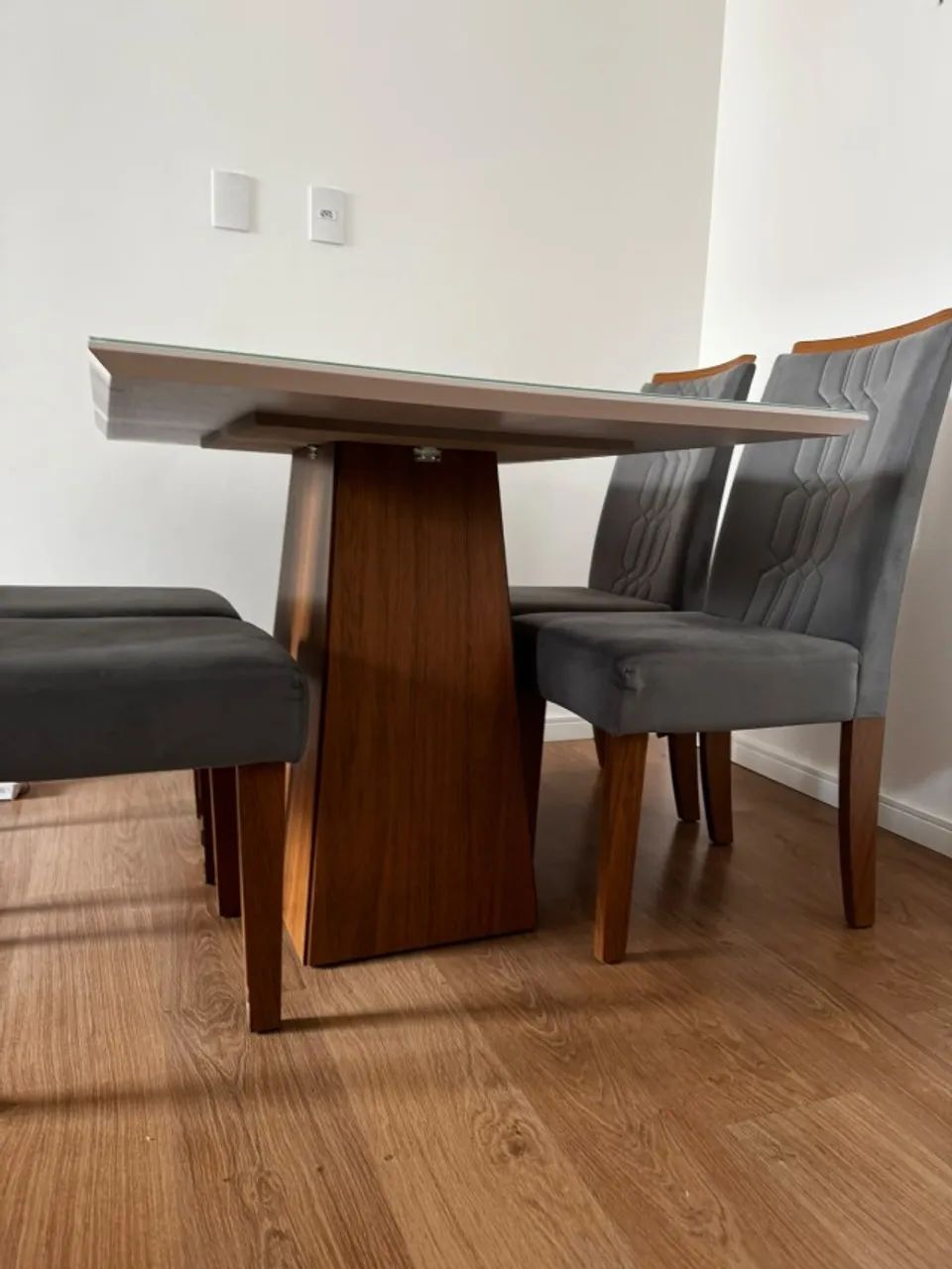 Conjunto sala de jantar com 4 cadeiras - Foto 2