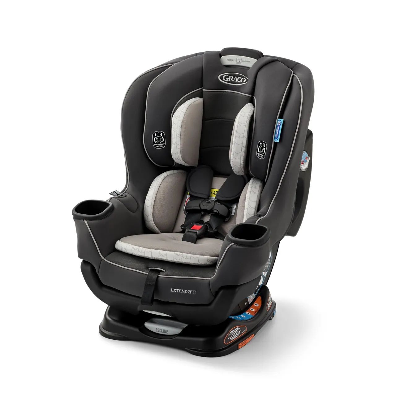 Cadeira Infantil para Carro Graco Extend2Fit ? 2 em 1 com Sistema LATCH