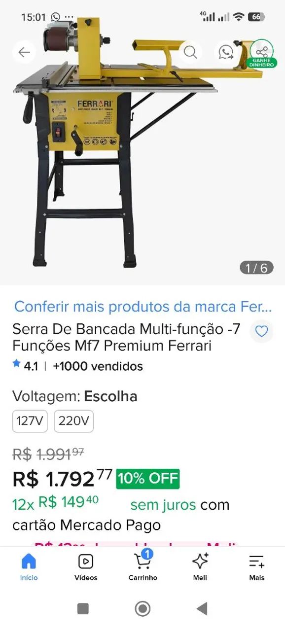 bancada de serra - Foto 5