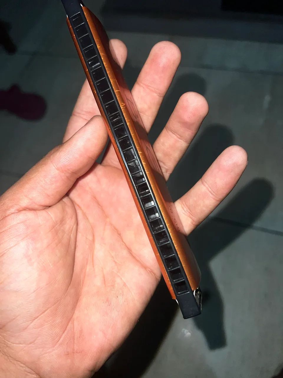 Gaita Harmônica BEE Dourada ? Usada - Foto 2