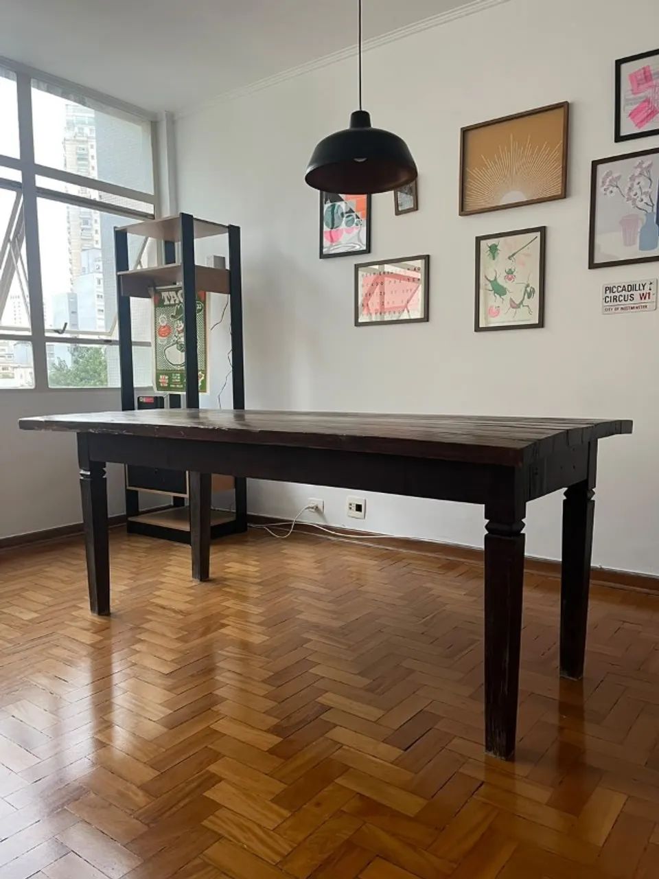 Mesa de jantar madeira maciça retangular - Foto 5