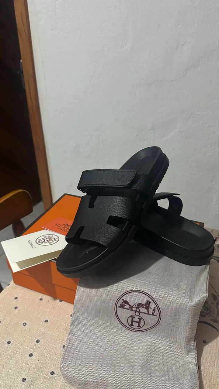 Chinelo Hermes chypre 1:1 - Foto 4