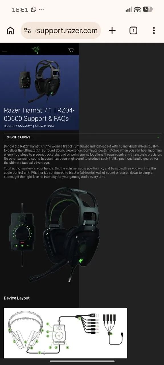 Headset Razer  - Foto 2