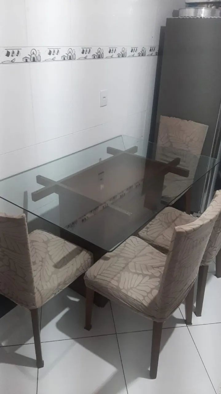 Mesa sala de jantar vidro temperado - Foto 2