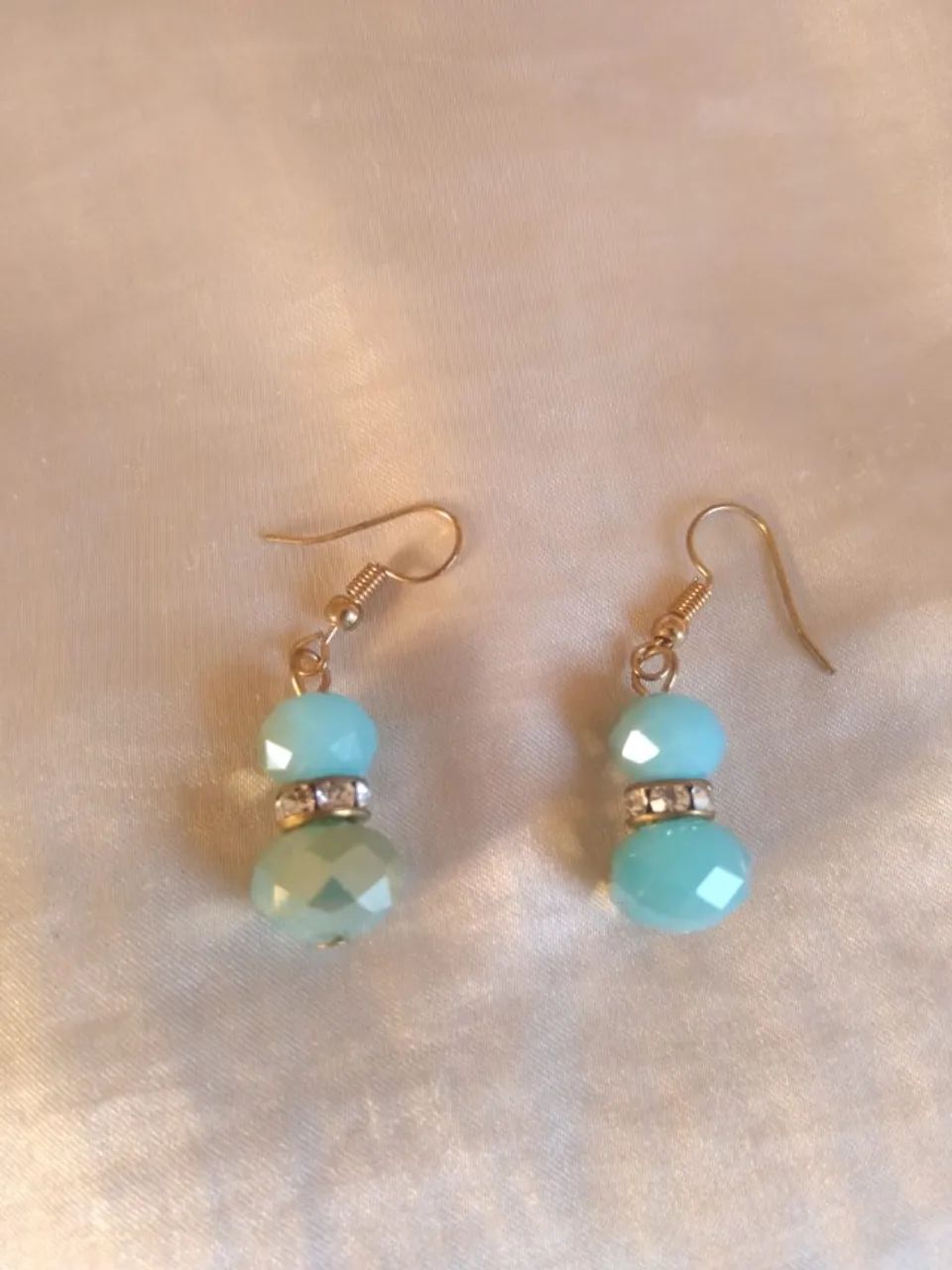 Estilo no dia a dia - Colar turquesa + brincos - Foto 5