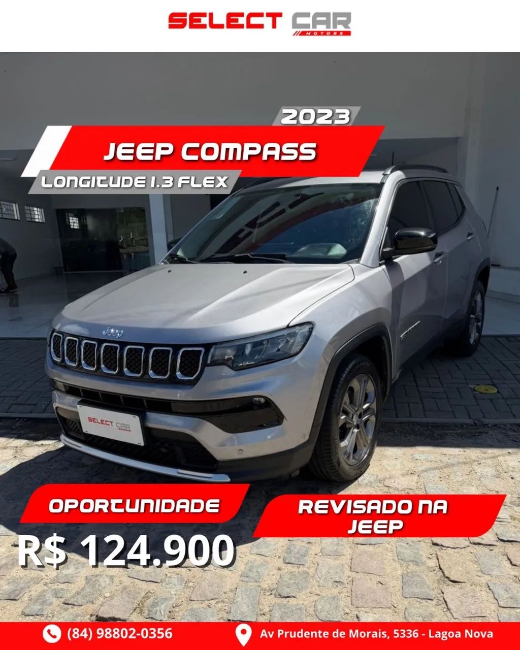 Jeep Compass COMPASS LONG. T270 1.3 TB 4x2 Flex Aut. 2023