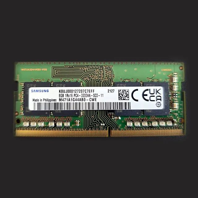 Memória Samsung 8GB DDR4 3200MHz para notebook - Memória RAM
