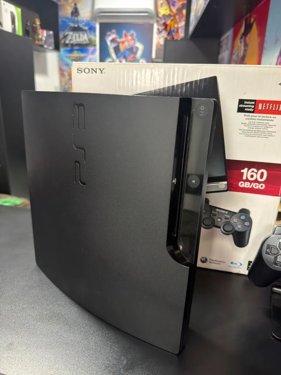 Ps3 Slim Desbloqueado Na Caixa Completo - Foto 4