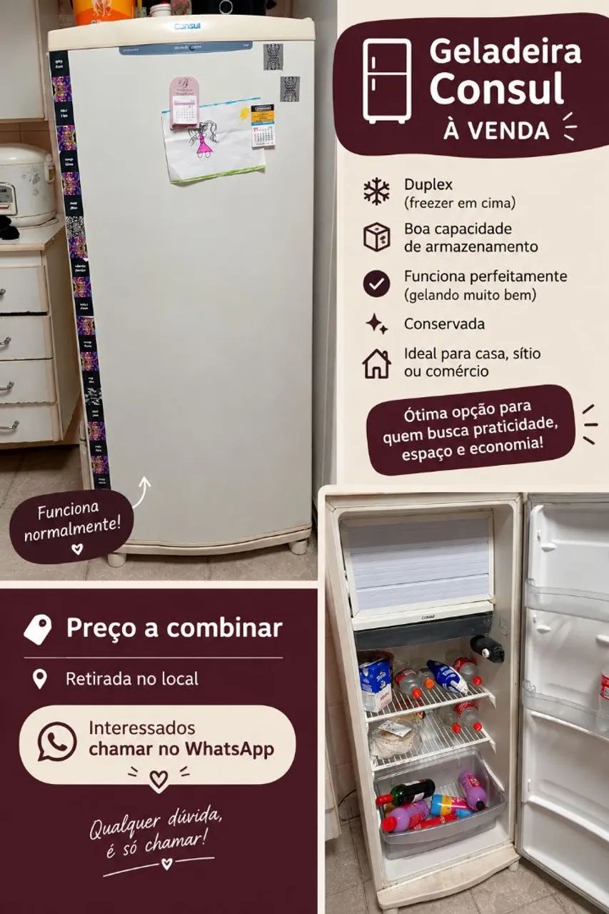 Geladeira Consul 