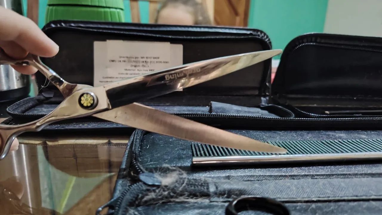 Tesouras e máquina para banho e tosa - Foto 2