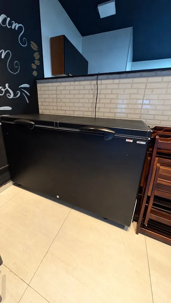 Freezer horizontal preto  - Foto 2
