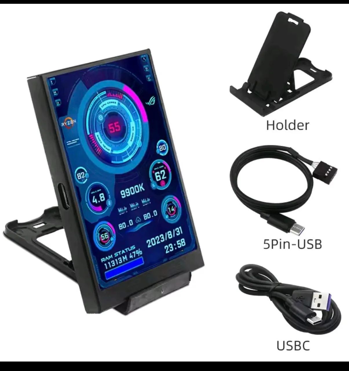 Tela de monitoramento LCD 3.5 polegadas 