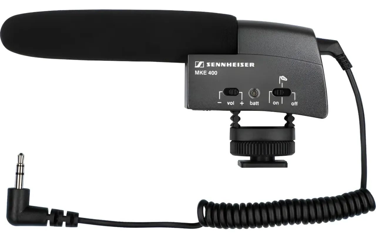 Microfone Shotgun Sennheiser Mke 400 Original