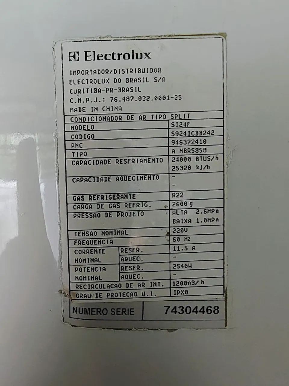 Ar condicionado Eletrolux 24.000 btus 220v - Foto 2