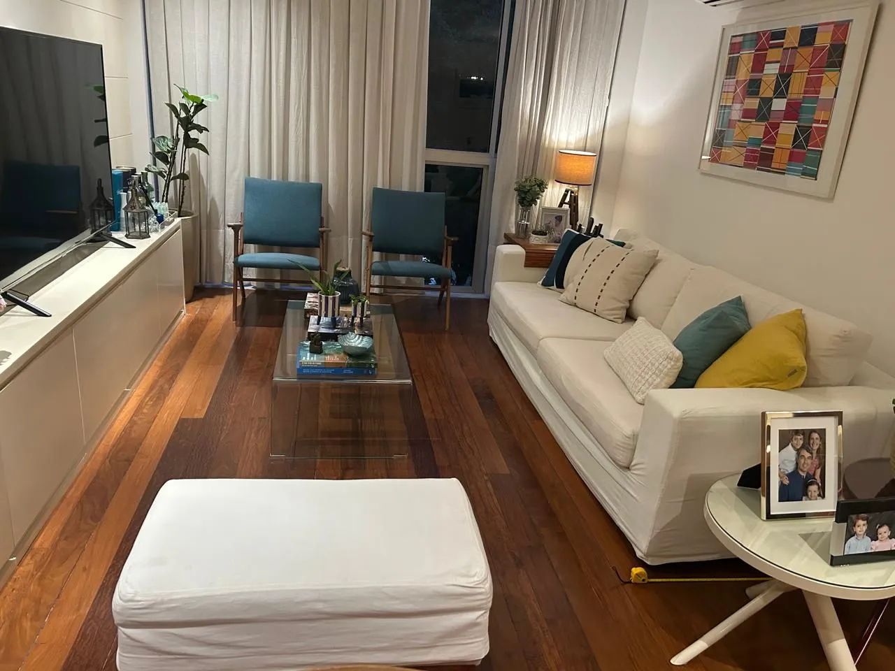 Sofá de linho misto ( cabem 5 pessoas) - Foto 5