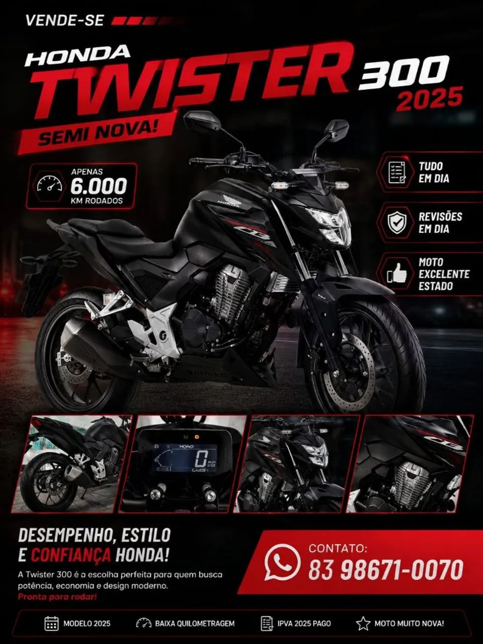 Vendo CB 300f Twister 