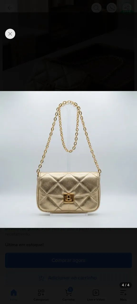 Bolsa de couro legítimo -fortcouro