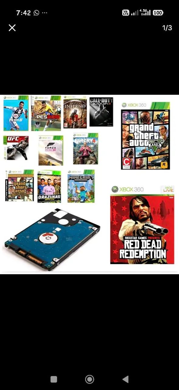 Xbox 360 Revisado Promo Dias das Crianças  - Foto 3