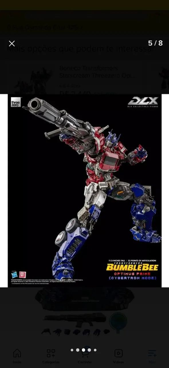 Optimus  prime threezero DLX - Foto 3