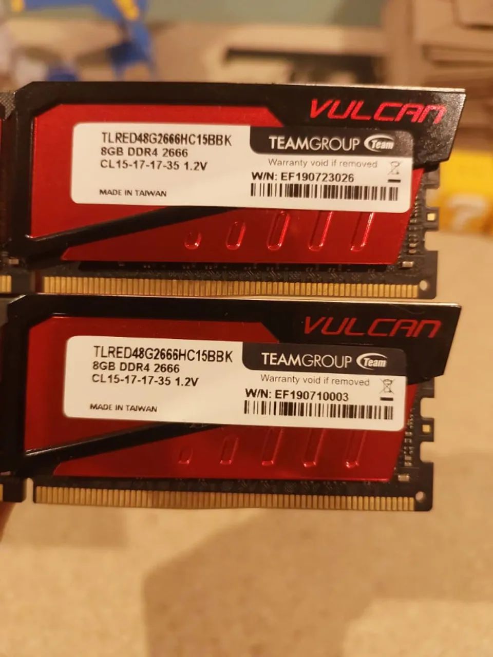 Memória RAM 16GB(2x8) DDR4 2666MHz - Memória RAM - Fazendinha