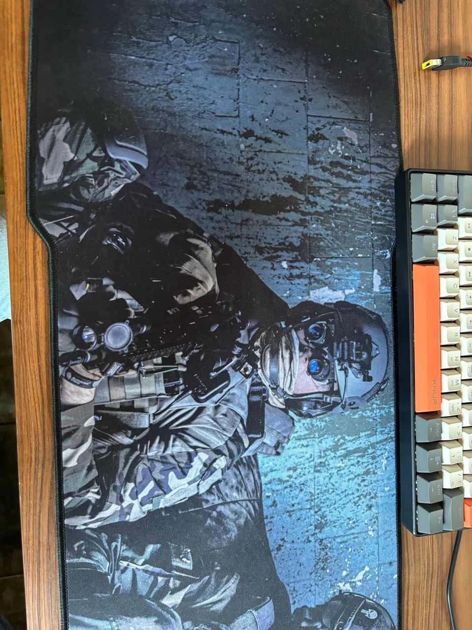 Teclado mecânico KNUPP + Mousepad CLANM - Foto 5