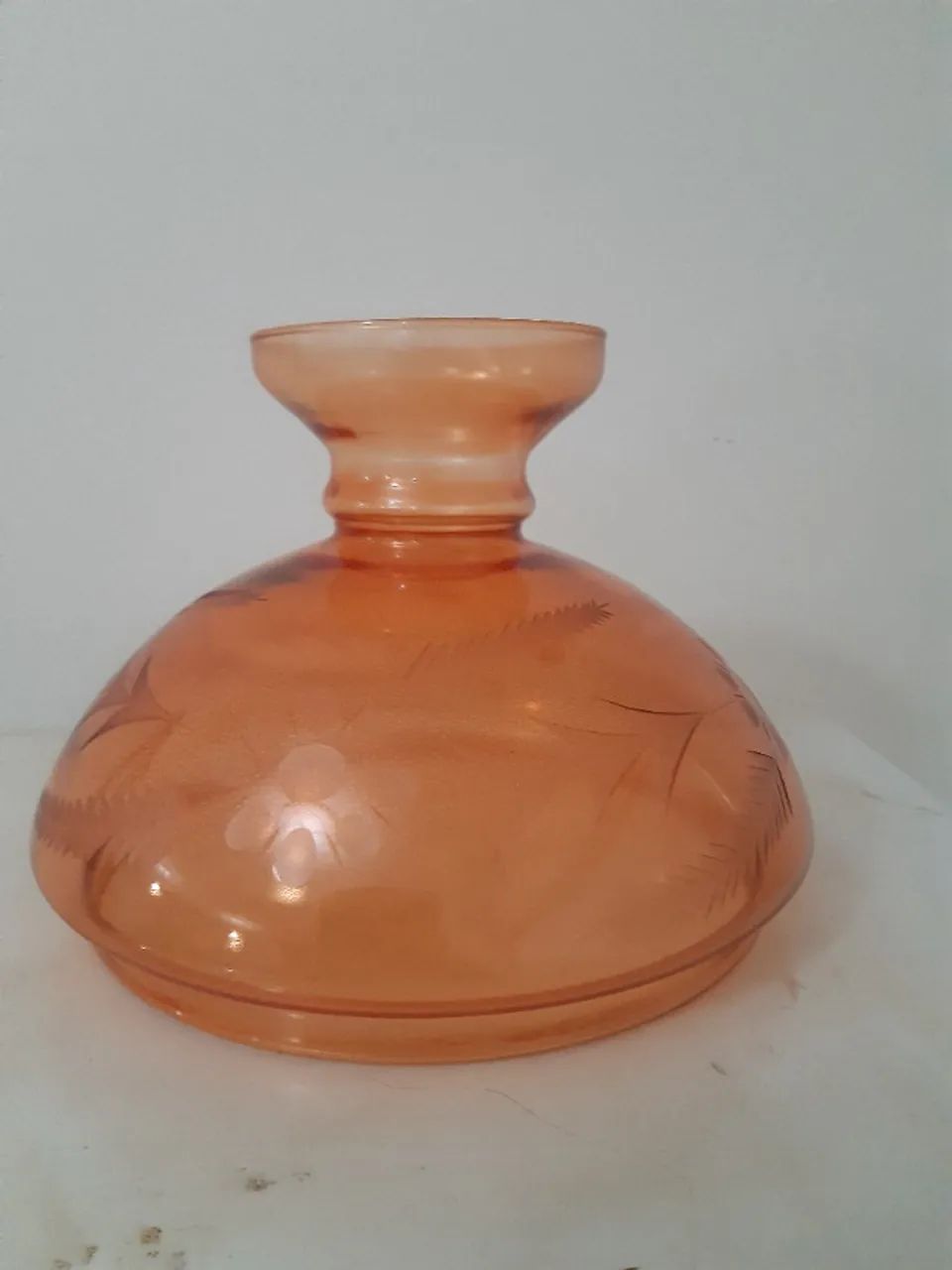 Cúpula de vidro vermelha lapidada - Foto 4