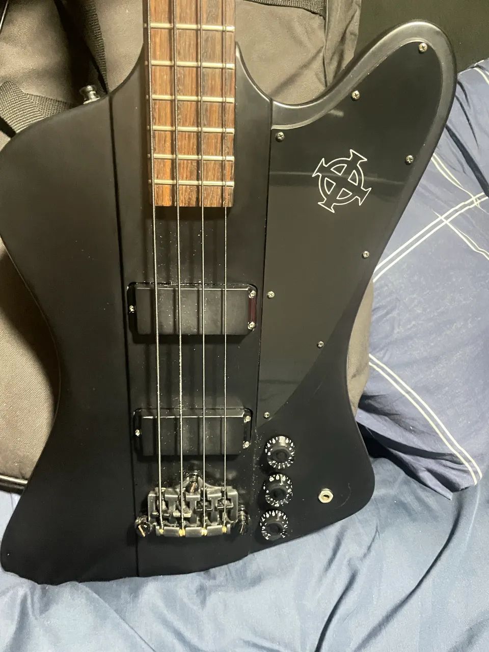 Contrabaixo Epiphone Thunderbird Ghotic  - Foto 4