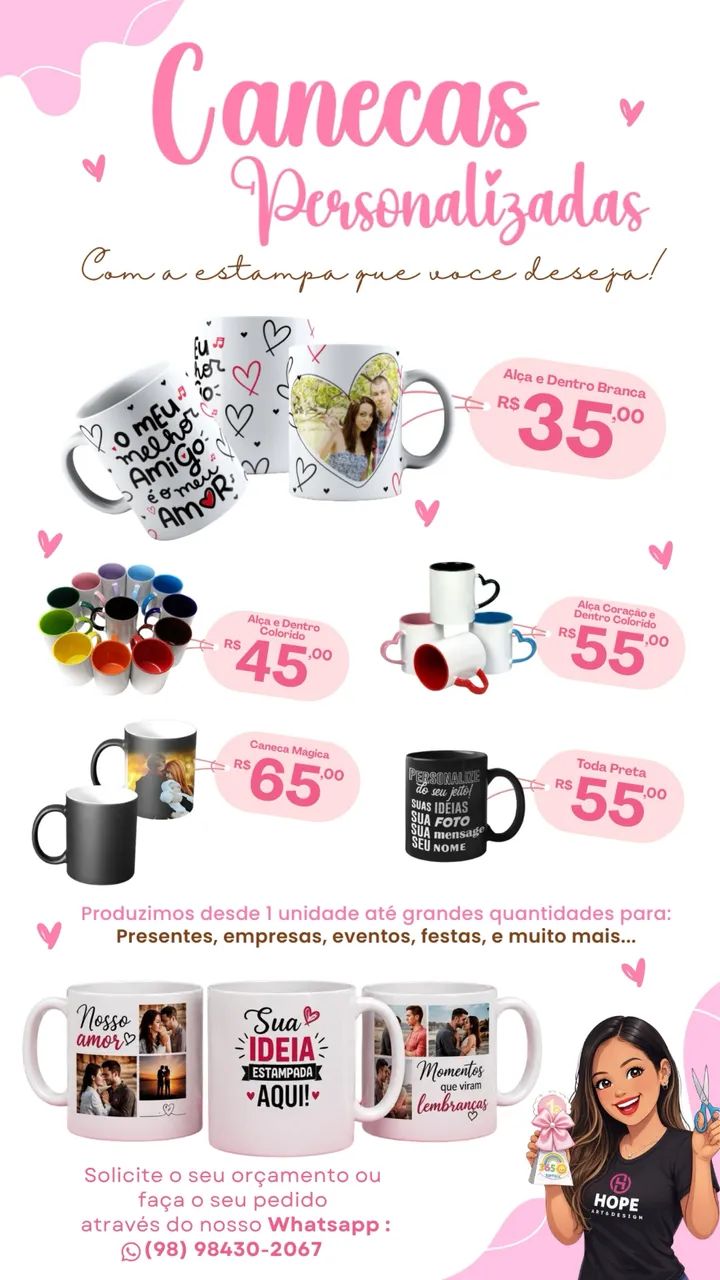 Canecas personalizadas 