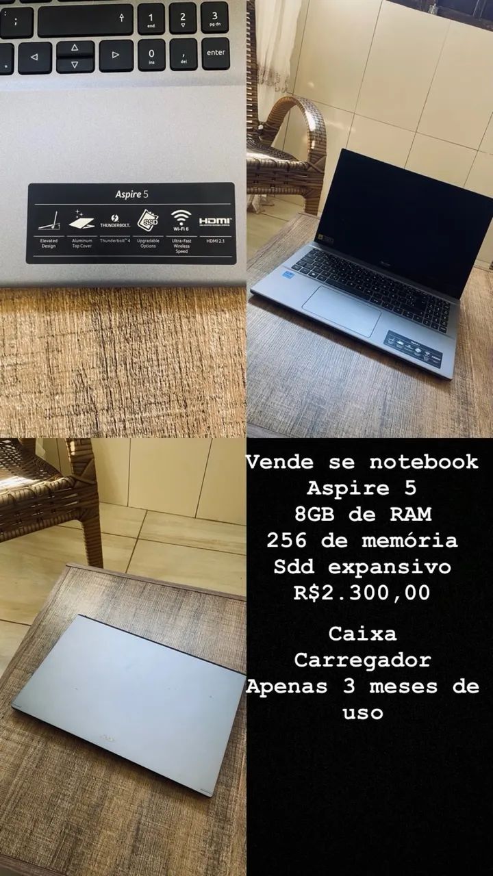 Vende se notebook Acer Aspire 5 - Foto 2