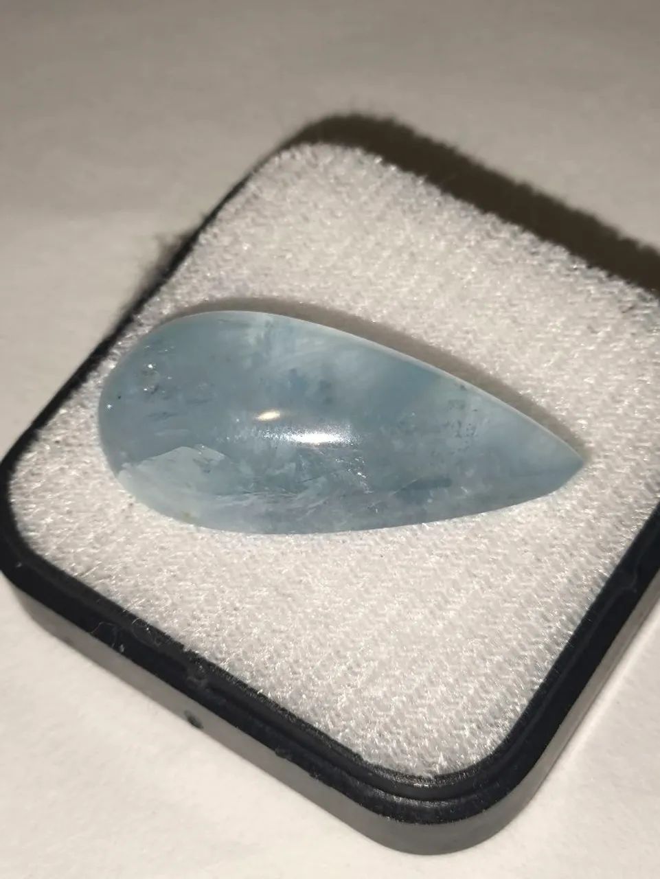 Água marinha cabochão 37ct - Foto 4