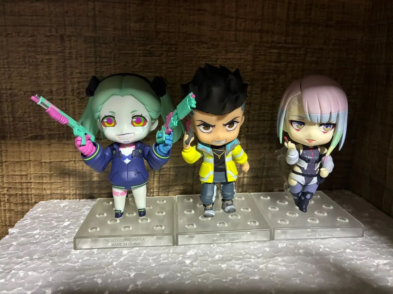 Coleção 3 figuras Nendoroid Cyberpunk Edgerunners 