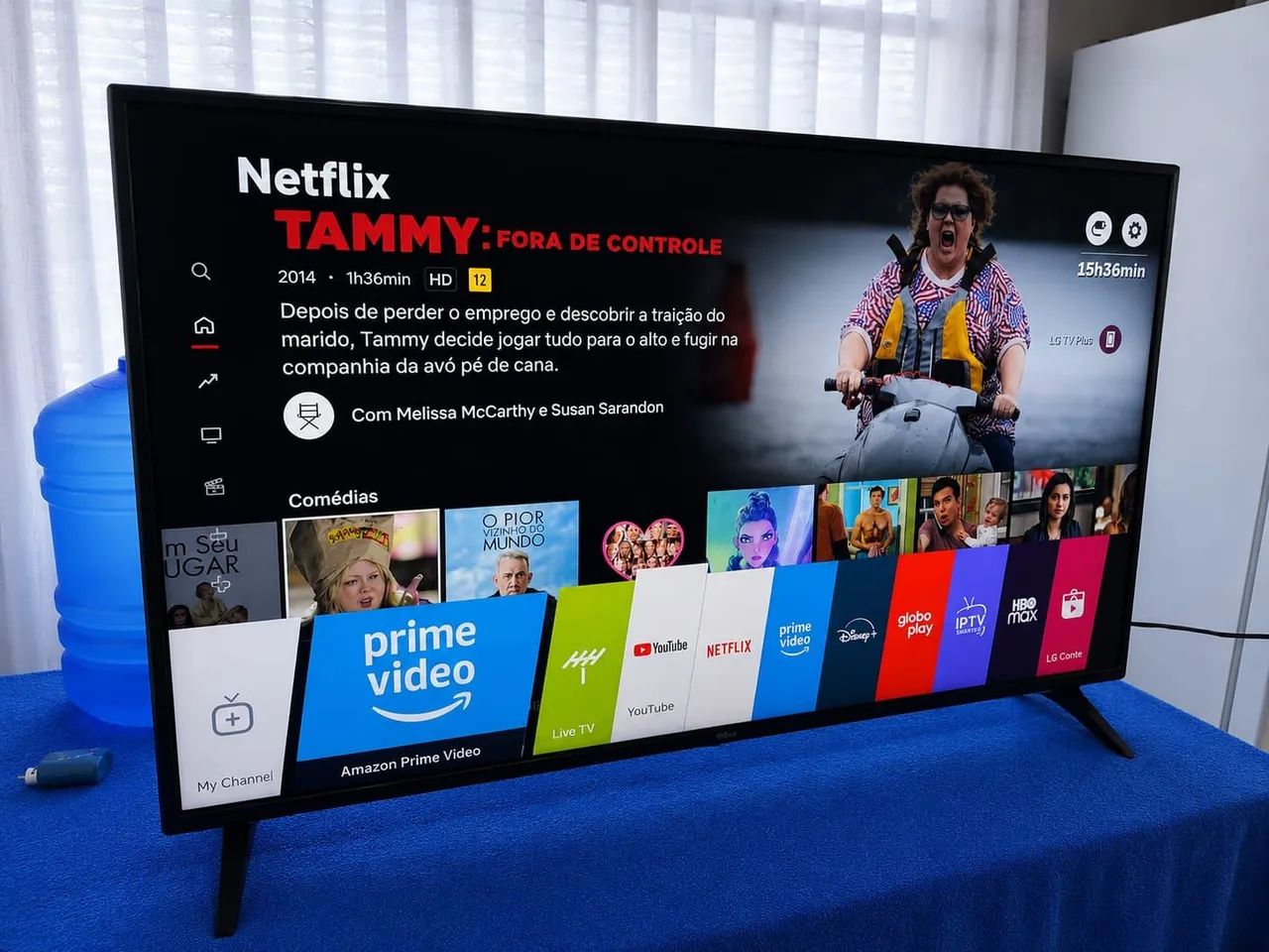 Smart TV LG 50 polegadas 4K ultra com vários aplicativos - Foto 2