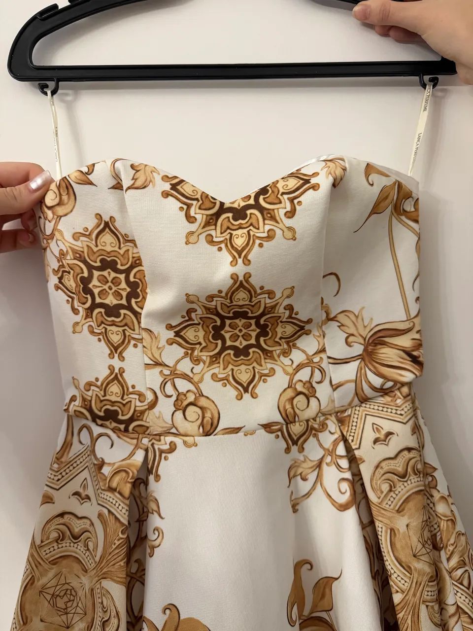 vestido lança perfume tomara que caia p