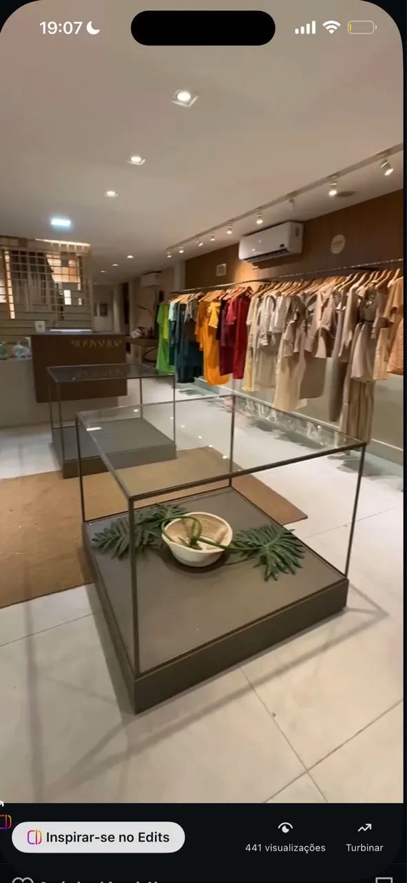 Mesa de centro para loja 
